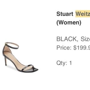Stuart Weitzman Nudist heel